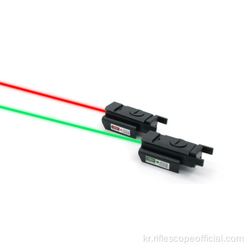 JG10 가벼운 미니 레드 / 녹색 레이저 광경